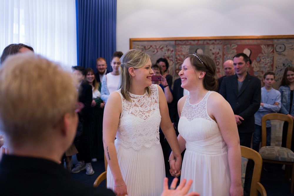 Hochzeit im Standesamt Wandsbek und Ohlendorffsche Villa in Volksdorf